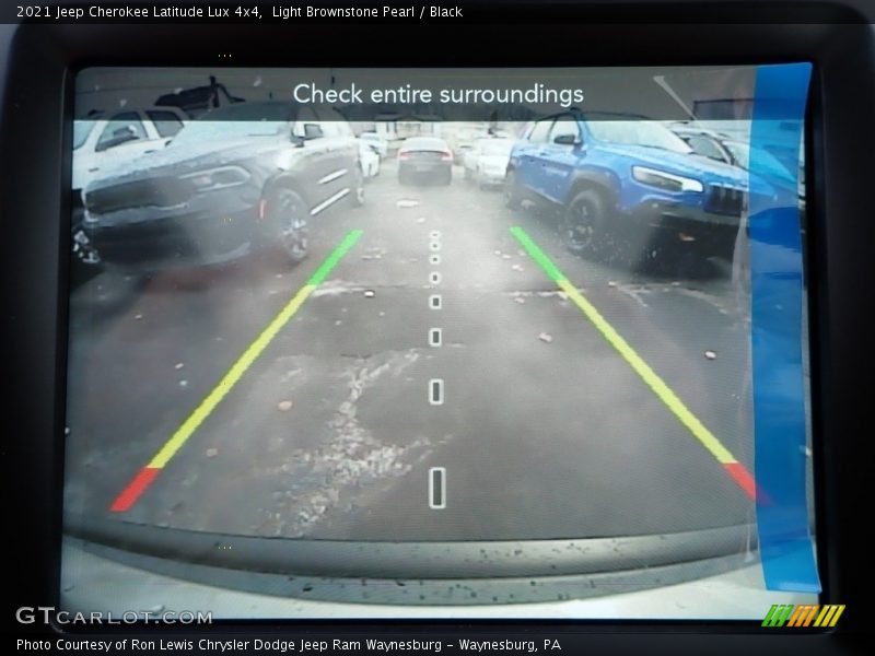 Light Brownstone Pearl / Black 2021 Jeep Cherokee Latitude Lux 4x4