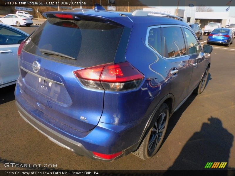 Caspian Blue / Charcoal 2018 Nissan Rogue SL
