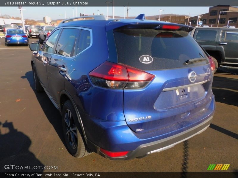 Caspian Blue / Charcoal 2018 Nissan Rogue SL