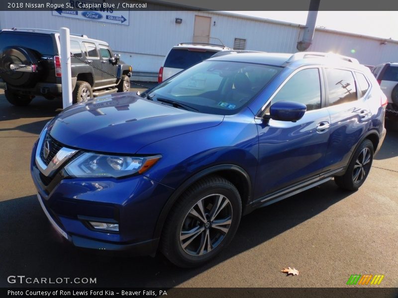 Caspian Blue / Charcoal 2018 Nissan Rogue SL