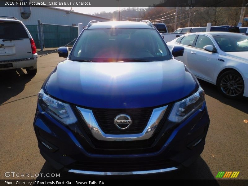 Caspian Blue / Charcoal 2018 Nissan Rogue SL