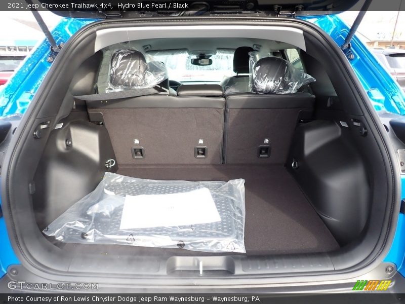 Hydro Blue Pearl / Black 2021 Jeep Cherokee Traihawk 4x4