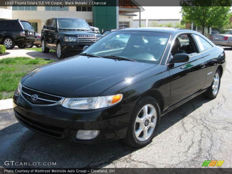 Black Metallic / Charcoal 1999 Toyota Solara SLE V6 Coupe