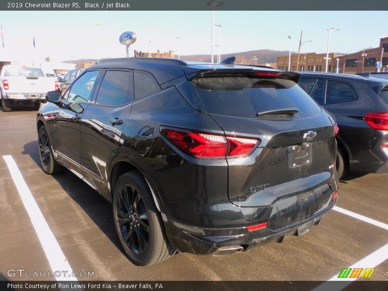 Black / Jet Black 2019 Chevrolet Blazer RS