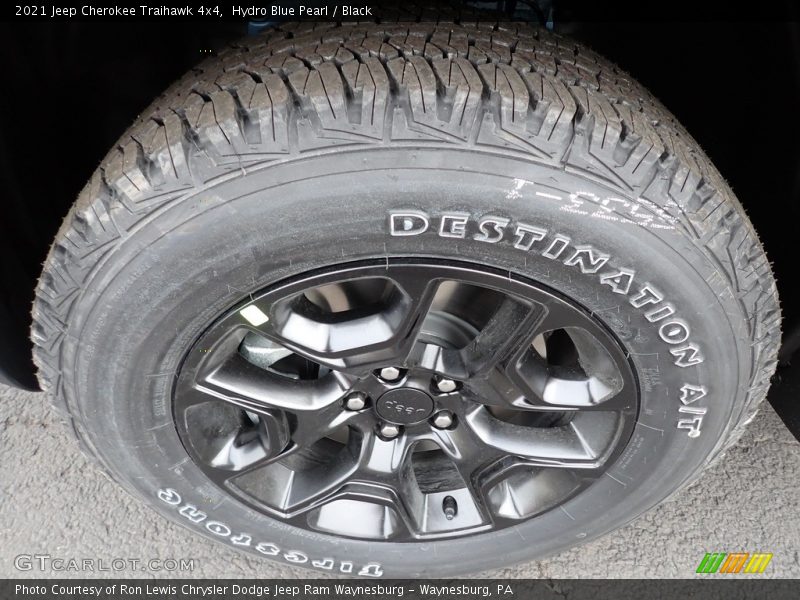 Hydro Blue Pearl / Black 2021 Jeep Cherokee Traihawk 4x4