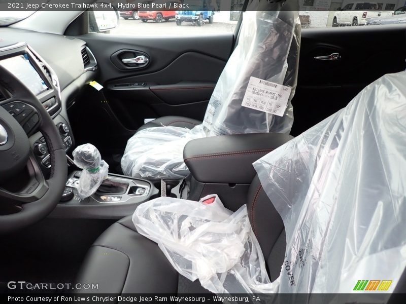 Hydro Blue Pearl / Black 2021 Jeep Cherokee Traihawk 4x4