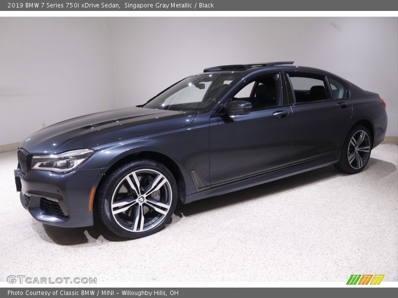 Singapore Gray Metallic / Black 2019 BMW 7 Series 750i xDrive Sedan