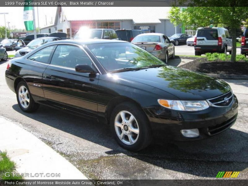 Black Metallic / Charcoal 1999 Toyota Solara SLE V6 Coupe