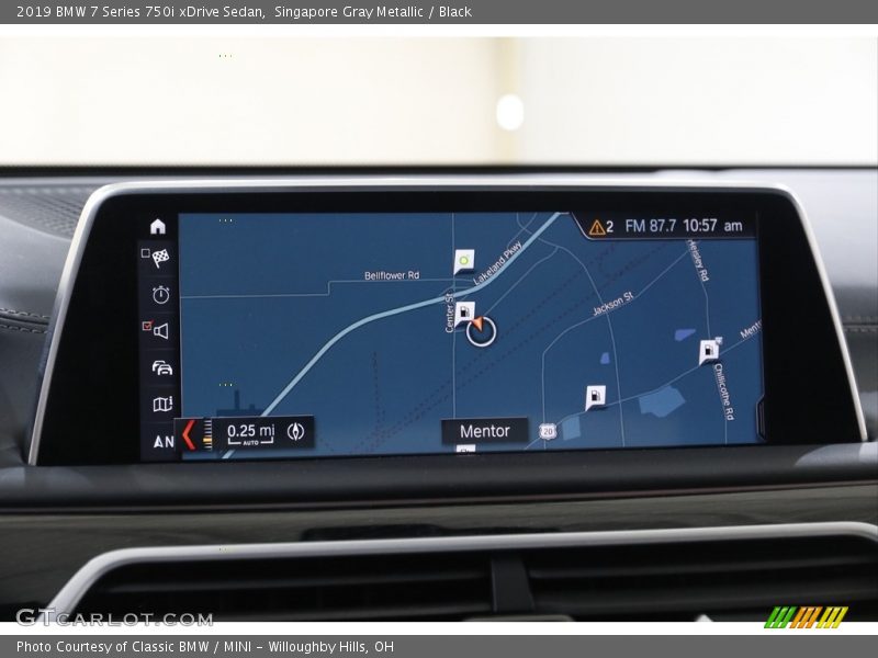 Singapore Gray Metallic / Black 2019 BMW 7 Series 750i xDrive Sedan