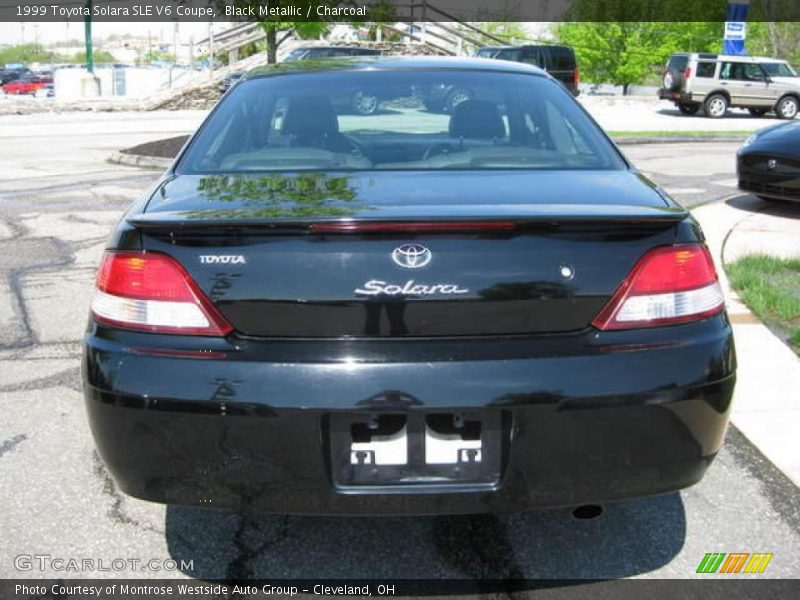 Black Metallic / Charcoal 1999 Toyota Solara SLE V6 Coupe