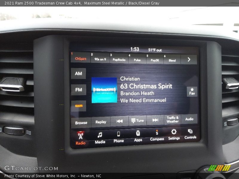 Maximum Steel Metallic / Black/Diesel Gray 2021 Ram 2500 Tradesman Crew Cab 4x4