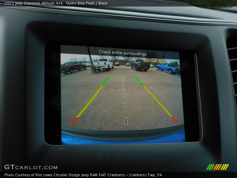 Hydro Blue Pearl / Black 2021 Jeep Cherokee Altitude 4x4