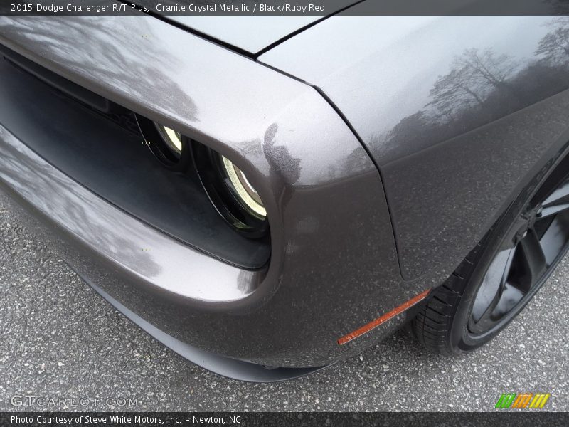Granite Crystal Metallic / Black/Ruby Red 2015 Dodge Challenger R/T Plus