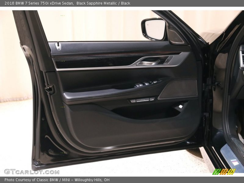 Black Sapphire Metallic / Black 2018 BMW 7 Series 750i xDrive Sedan