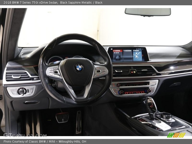 Black Sapphire Metallic / Black 2018 BMW 7 Series 750i xDrive Sedan