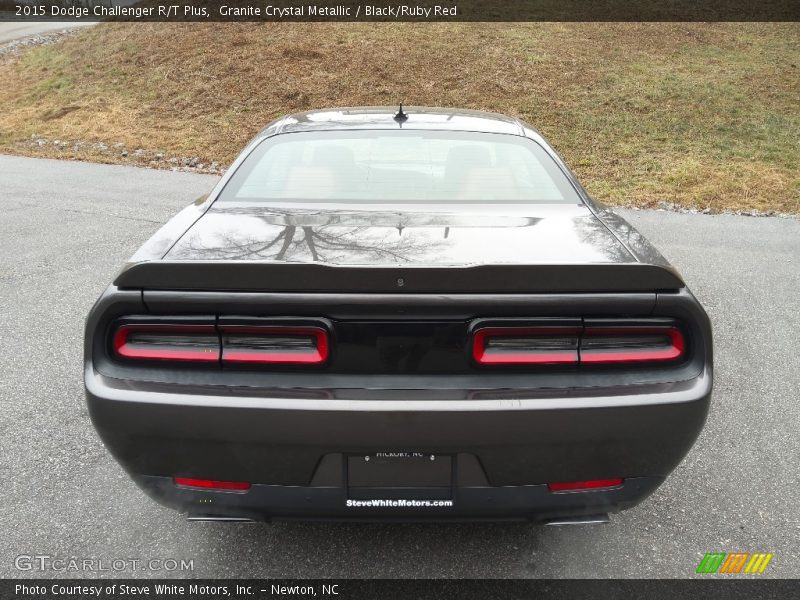 Granite Crystal Metallic / Black/Ruby Red 2015 Dodge Challenger R/T Plus