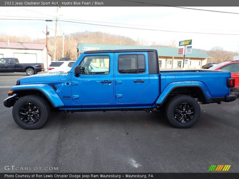 Hydro Blue Pearl / Black 2021 Jeep Gladiator Sport 4x4