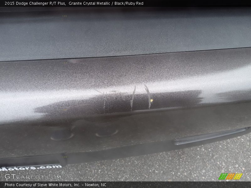 Granite Crystal Metallic / Black/Ruby Red 2015 Dodge Challenger R/T Plus