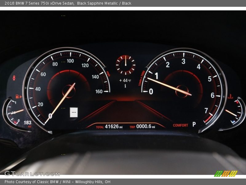 Black Sapphire Metallic / Black 2018 BMW 7 Series 750i xDrive Sedan
