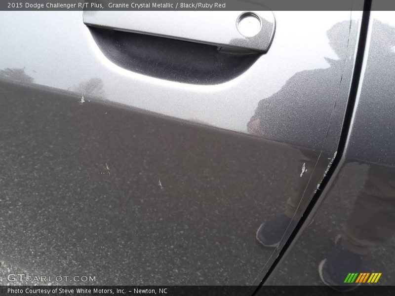 Granite Crystal Metallic / Black/Ruby Red 2015 Dodge Challenger R/T Plus
