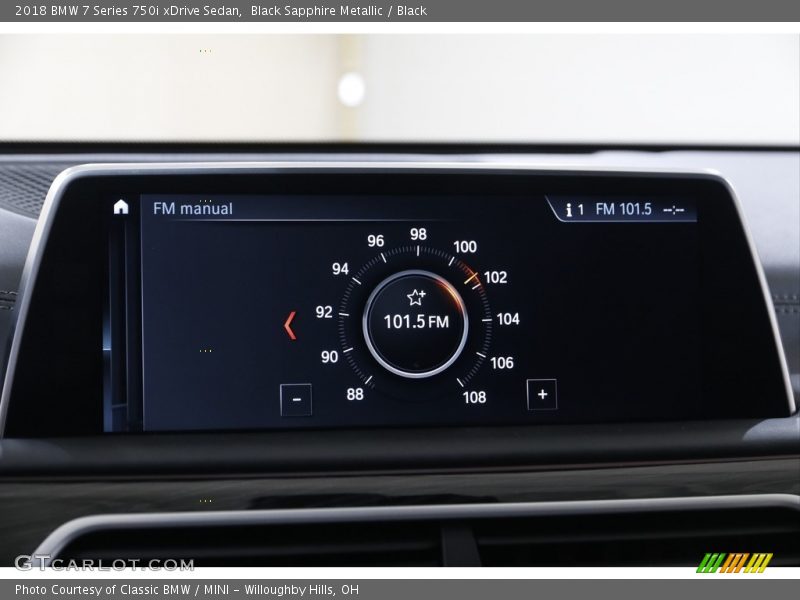 Black Sapphire Metallic / Black 2018 BMW 7 Series 750i xDrive Sedan
