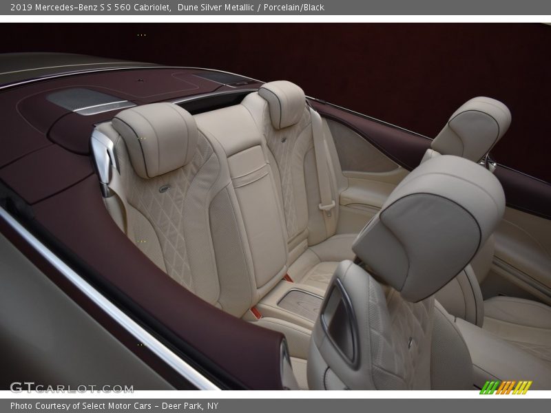 Dune Silver Metallic / Porcelain/Black 2019 Mercedes-Benz S S 560 Cabriolet