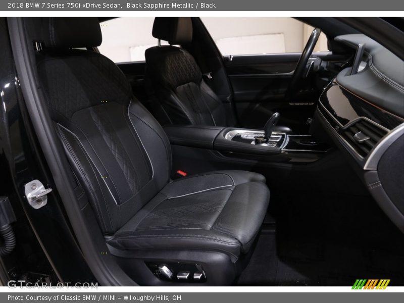 Black Sapphire Metallic / Black 2018 BMW 7 Series 750i xDrive Sedan