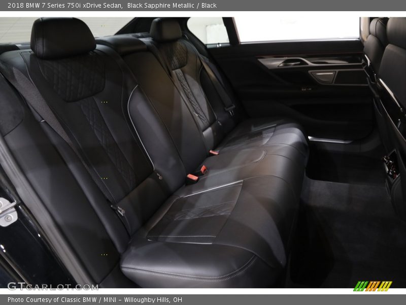 Black Sapphire Metallic / Black 2018 BMW 7 Series 750i xDrive Sedan