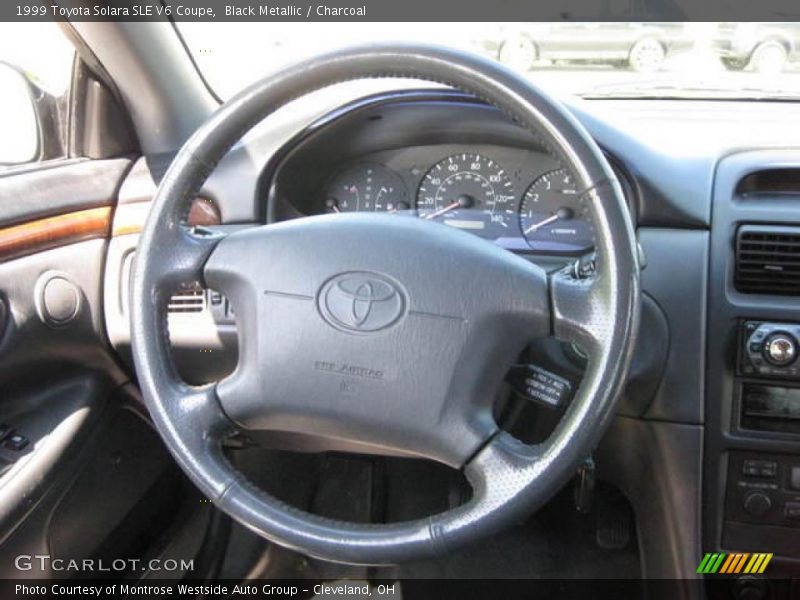 Black Metallic / Charcoal 1999 Toyota Solara SLE V6 Coupe