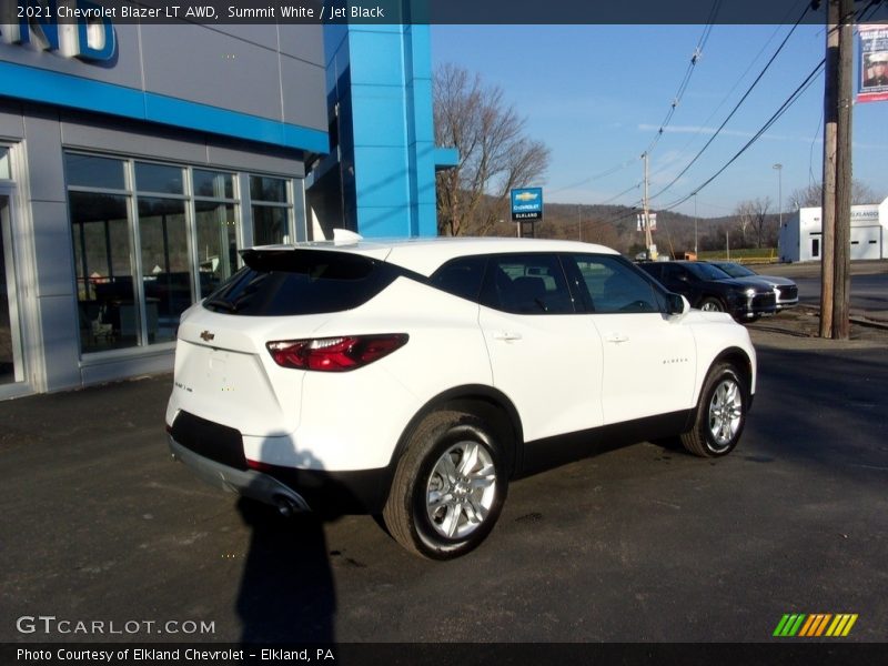 Summit White / Jet Black 2021 Chevrolet Blazer LT AWD