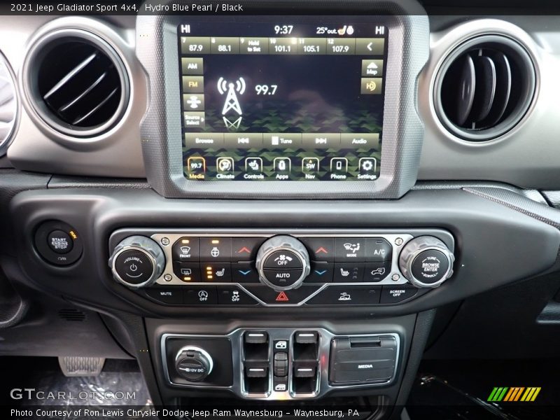 Hydro Blue Pearl / Black 2021 Jeep Gladiator Sport 4x4