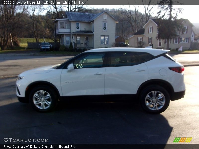 Summit White / Jet Black 2021 Chevrolet Blazer LT AWD