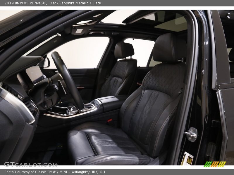 Black Sapphire Metallic / Black 2019 BMW X5 xDrive50i