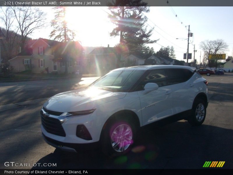 Summit White / Jet Black 2021 Chevrolet Blazer LT AWD