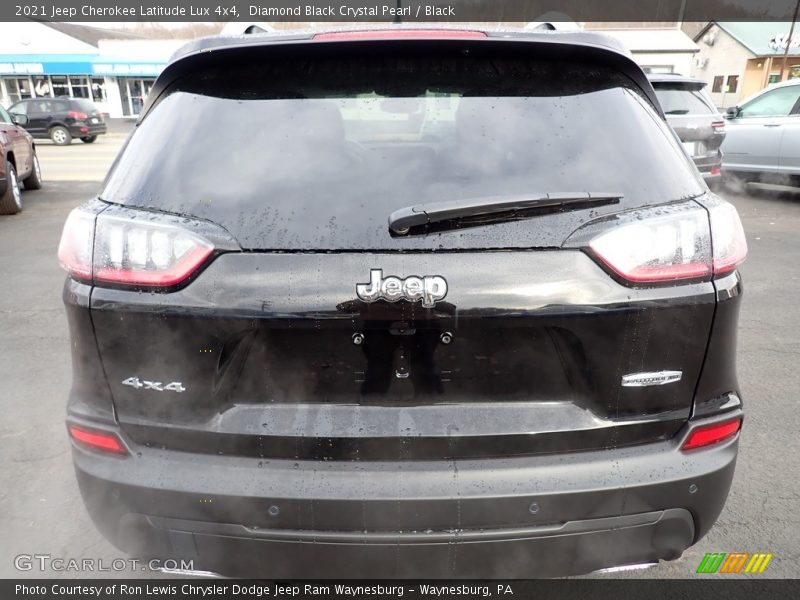 Diamond Black Crystal Pearl / Black 2021 Jeep Cherokee Latitude Lux 4x4