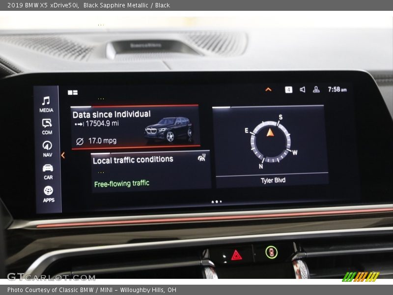 Black Sapphire Metallic / Black 2019 BMW X5 xDrive50i