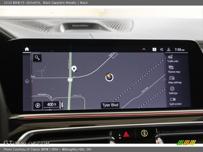 Black Sapphire Metallic / Black 2019 BMW X5 xDrive50i