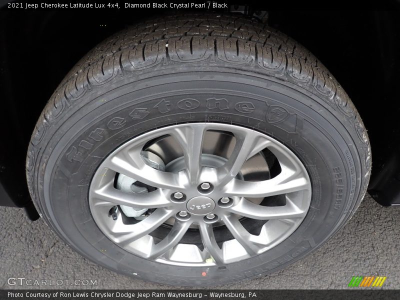 Diamond Black Crystal Pearl / Black 2021 Jeep Cherokee Latitude Lux 4x4