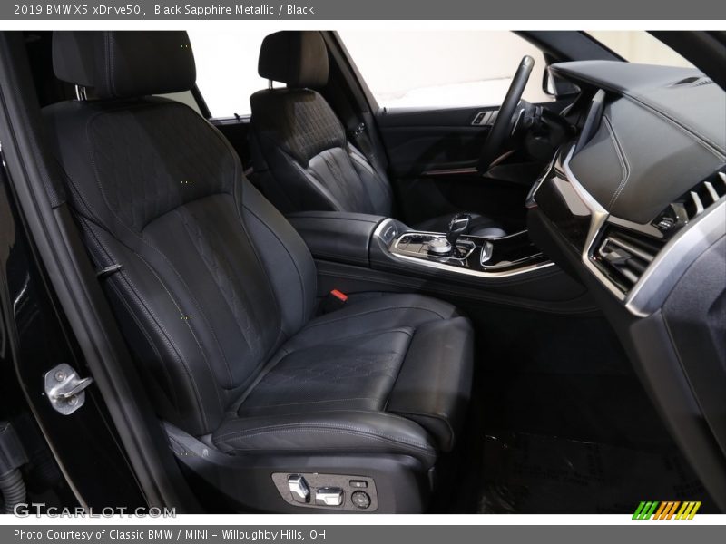 Black Sapphire Metallic / Black 2019 BMW X5 xDrive50i