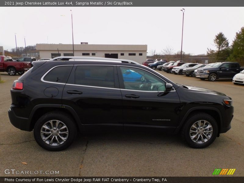 Sangria Metallic / Ski Gray/Black 2021 Jeep Cherokee Latitude Lux 4x4