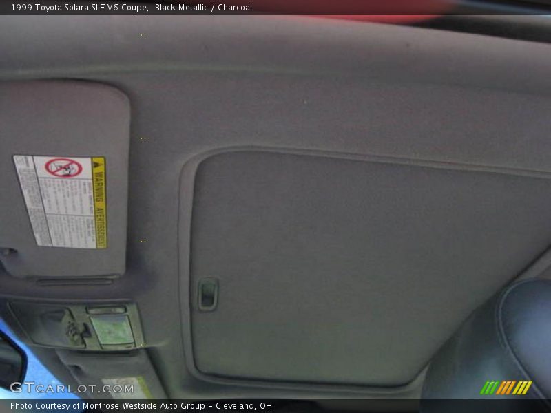 Black Metallic / Charcoal 1999 Toyota Solara SLE V6 Coupe