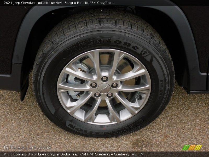 Sangria Metallic / Ski Gray/Black 2021 Jeep Cherokee Latitude Lux 4x4