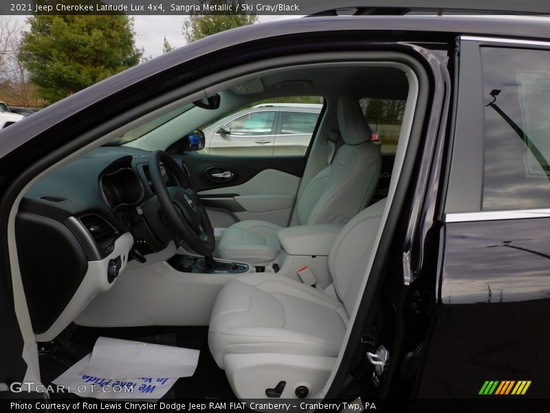 Sangria Metallic / Ski Gray/Black 2021 Jeep Cherokee Latitude Lux 4x4