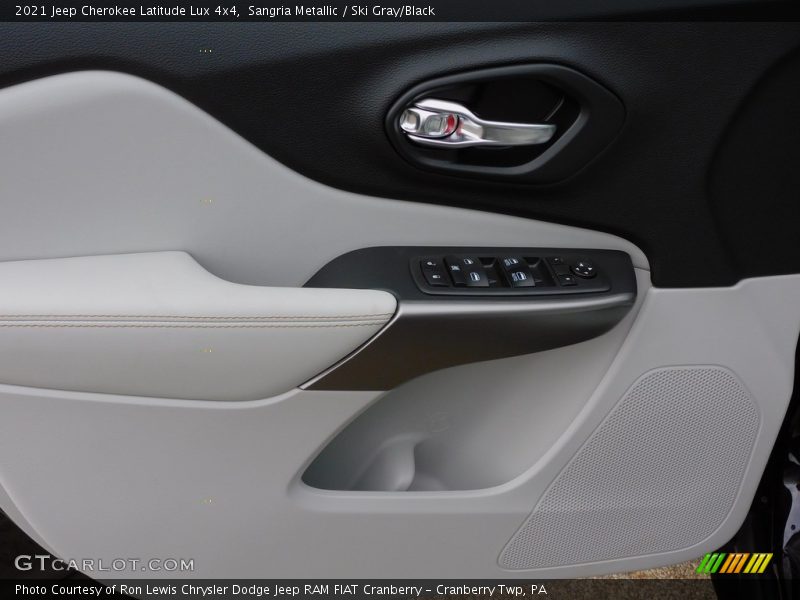Sangria Metallic / Ski Gray/Black 2021 Jeep Cherokee Latitude Lux 4x4