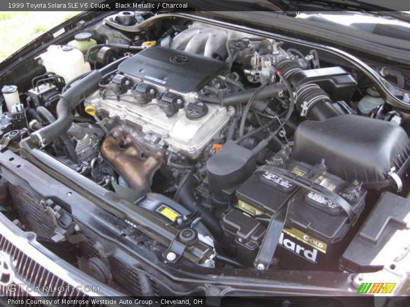 Black Metallic / Charcoal 1999 Toyota Solara SLE V6 Coupe