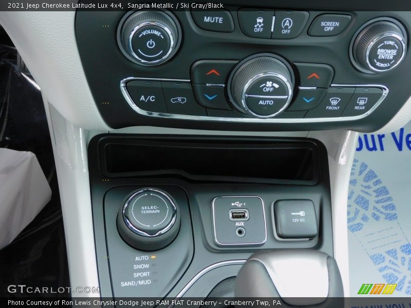 Sangria Metallic / Ski Gray/Black 2021 Jeep Cherokee Latitude Lux 4x4