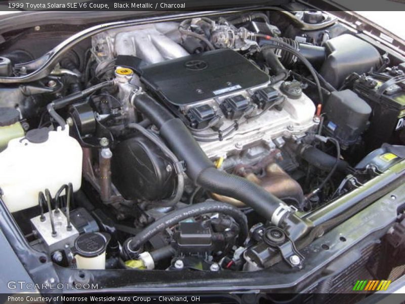 Black Metallic / Charcoal 1999 Toyota Solara SLE V6 Coupe
