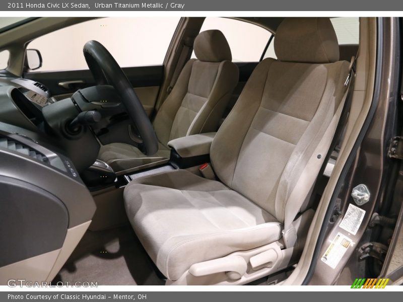 Urban Titanium Metallic / Gray 2011 Honda Civic LX Sedan