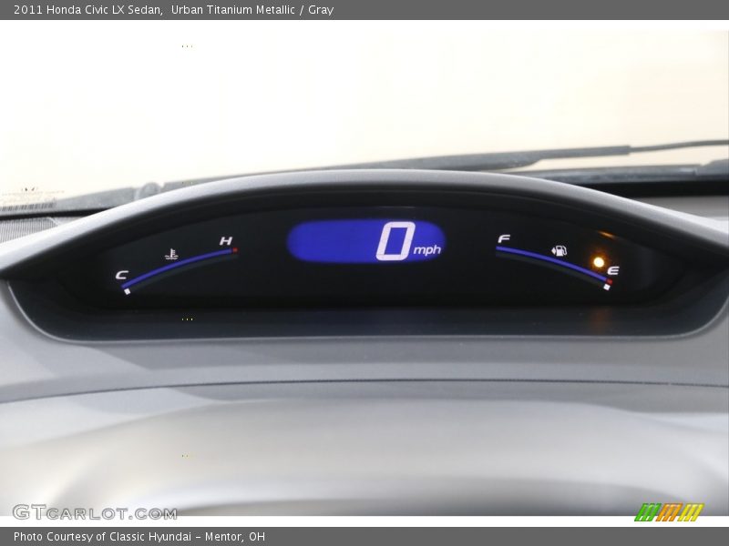 Urban Titanium Metallic / Gray 2011 Honda Civic LX Sedan