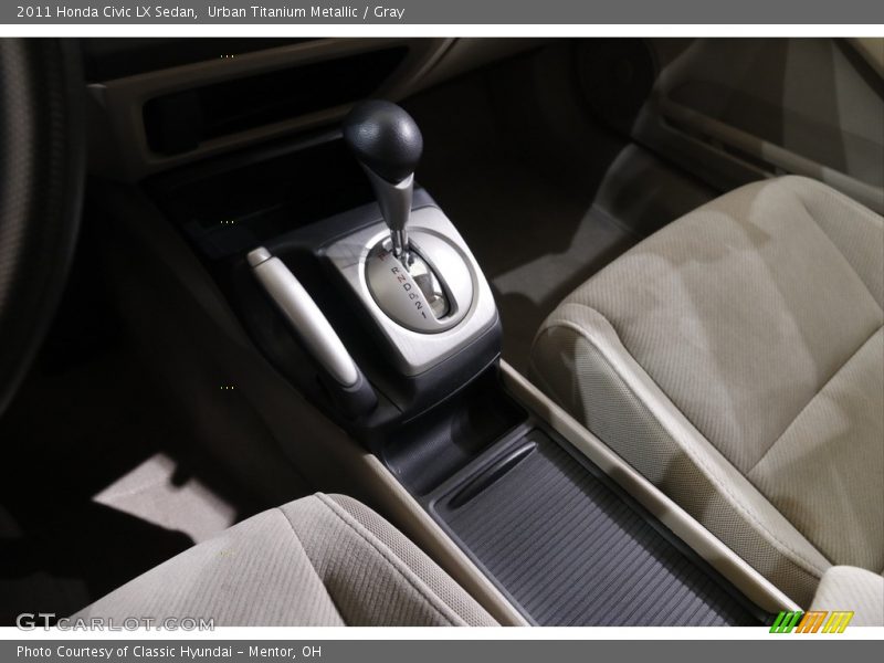Urban Titanium Metallic / Gray 2011 Honda Civic LX Sedan